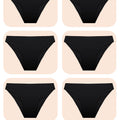 6pcs Cotton Women's Lingerie M-XXL Solid Seamless Panties Sexy Breathable Low-Waist Briefs Female Soft Comfortable Underpants