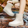 Men Women's casual rain boots Four Season lightweight waterproof anti-slip outdoor fishing shoes couple comfort garden rain shoe