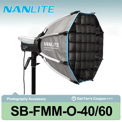 Nanlite Octagonal Softbox 40cm 60cm with FM Mount | SAMAG