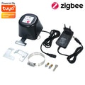 Tuya ZigBee Smart Wireless Control Gas Water Valve Smart Home Automation Control Valve for Gas Work with Alexa,Google Assistant
