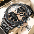 POEDAGAR Top LED Man Clock Waterproof Electronic Luxury Men's Watches Dual Time Display Digital Stainless Steel Men Quartz Watch