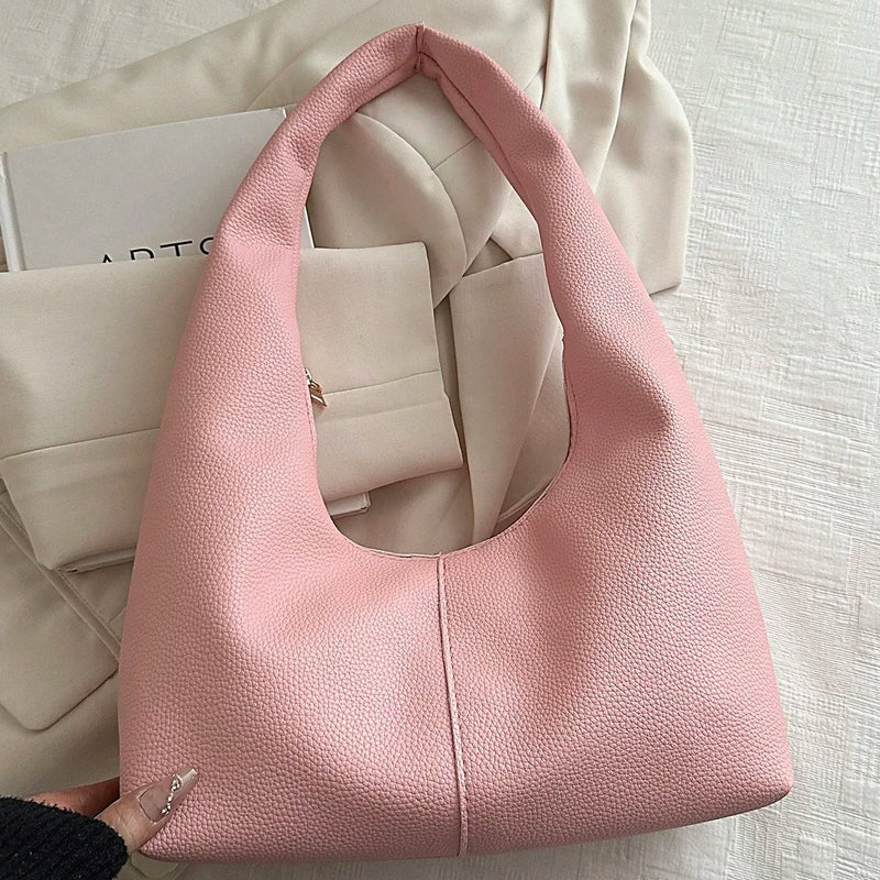 Large Capacity Solid Color Women's Shoulder Bag, Multifunctional Crossbody Bag, Women's Shoulder Tote Bag, Large Capacity Crossbody Tote Bag, Casual Work Bag