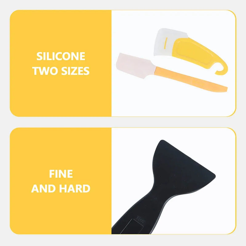 3D Resin Printer Accessories:  Silicone Spatula & Plastic Scraper for Resin Cleaning and Film Protection 3D Printer Parts