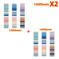 200-14400Sheets Transparent Index Creative Memo Pads Sticky Note Book Tabs Office School Stationery Self-Adhesive Stickers