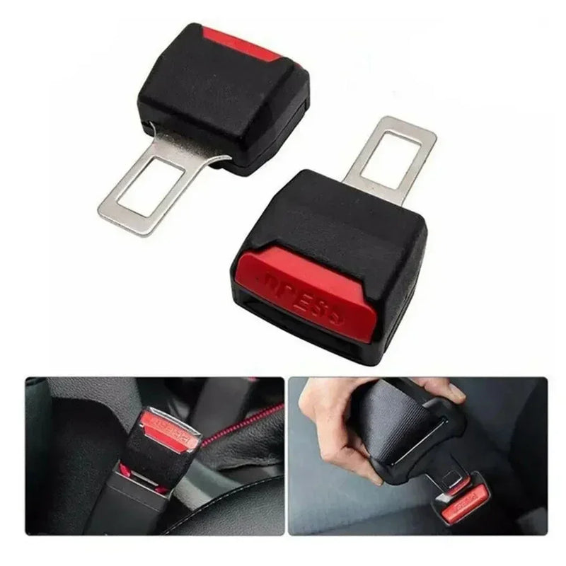 Car Seat Belt Clip Extender Safety Seatbelt Lock Buckle Plug Thick Insert Socket Extender Safety Buckle Seat Belt Cover