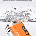 Mini Electric Smart Shaver Household Car Shaver Digital Display Dual Blade Rechargeable Shaver Powerful Beard Trimmer Tool