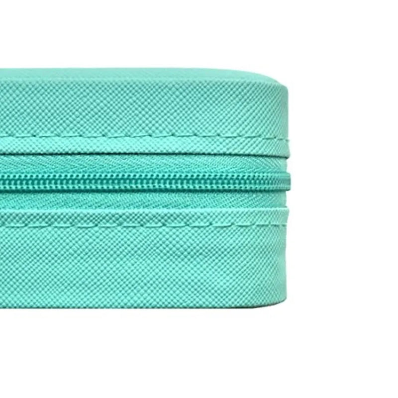 Mini Jewelry Travel Case Small Portable Jewellry Organizer Box Portable Display Storage Box for Rings Earrings Necklaces Gifts