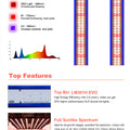 1000W LM301H EVO 650W Full Spectrum LED Grow Light Bar UV IR Turn on/off For Indoor Flower Tent Plant Growth Phyto Lamp