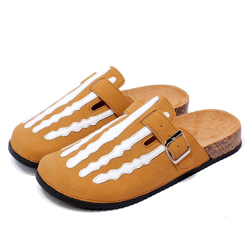 Men Shoes Cork Clogs Arch Support Fashion Mules For Classic Potato Women's Shoes Cozy Cork Footbed Lady Clogs Slippers