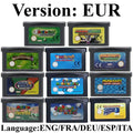 19 Styles GBA Game Cartridge Cards EUR & USA Version For Game Boy Advance GBA SP DS Lite Vintage Game Collection Gift