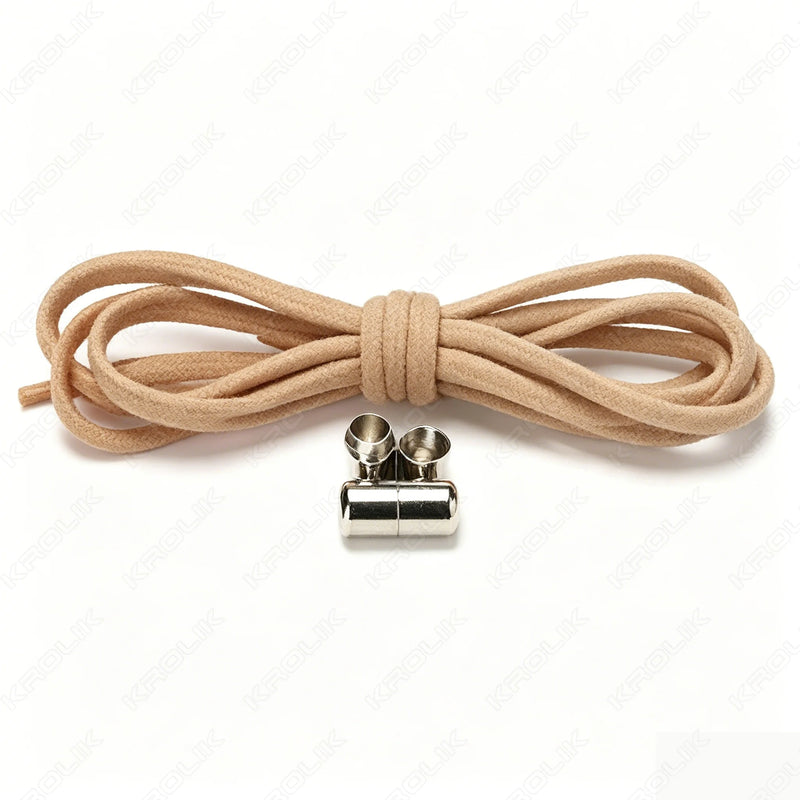 1 Pair New Elastic No Tie Shoelaces Semicircle Shoe Laces For Kids and Adult Sneakers Shoelace Quick Lazy Metal Lock Laces