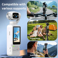 Portable HD 4K Action Camera Manual 90 180 Degree Rotation For YouTube Vlog Video Recording Record Life Handheld Action Camera