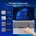Intel Core i9-9900 15.6 Inch 16GB RAM Backlit Fingerprint Unlock Laptop Windows 11 Office Study NoteBook Gaming Computer PC