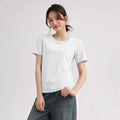 Outdoor Lightweight Quick-Dry Sports Shirt: Summer Cooling Quick-Dry T-Shir Women Round-Neck, Loose-Fit, Short Sleeve Sports