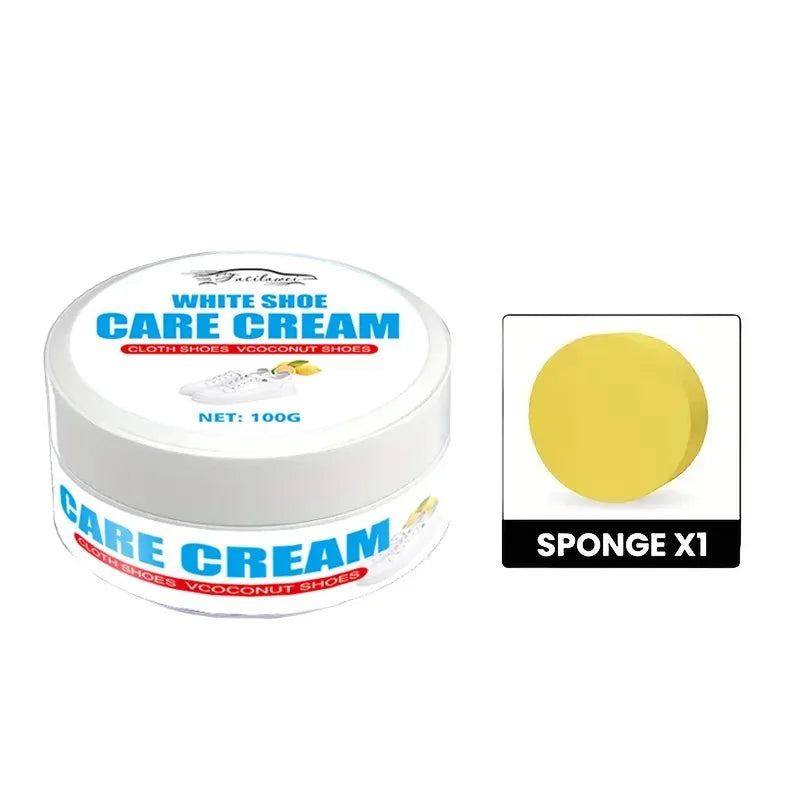 Fasilawei Functional White Shoe Polishing Paste: Solves issues, for sports/walking shoes/RV interiors, easy application