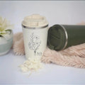 Custom Engraved Thermos Mug Personalized Insulated Travel Cup with Name Double Wall Stainless Steel Gift Mug for CoffeeTea