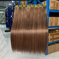 Straight #2 Color Human Hair Bundles Double Weft 100% Vietnamese Virgin Hair Weaving Extensions 100grams 1/2/3/4 Bundle Deal