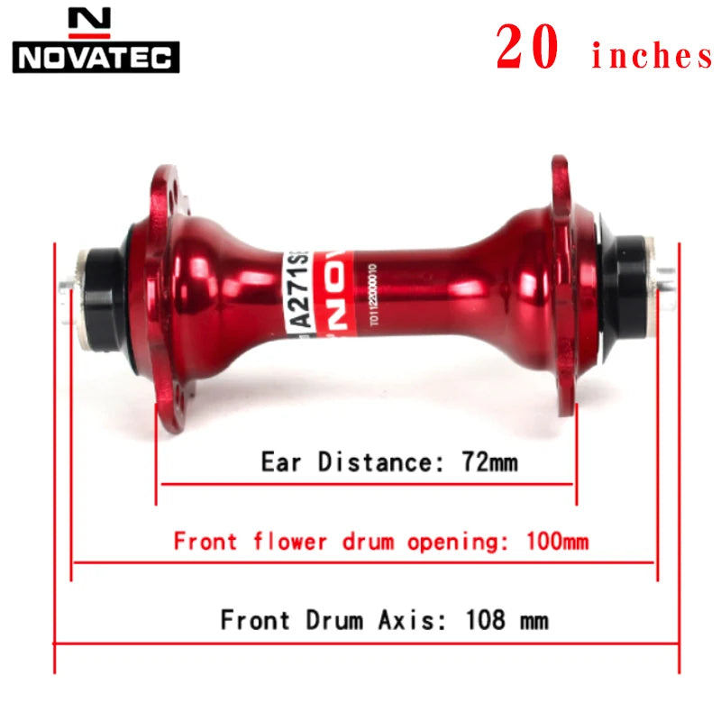 Bicycle Wheelset 20inch Novatec A271/F372SB V Brake 451 - View 4 | SAMAG
