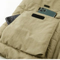 Men Vests for Fall Winter Padded Thickened Workwear Jacket Multi-pocket Stand-up Collar Undershirt Men's Outdoor Shoulder M-9XL