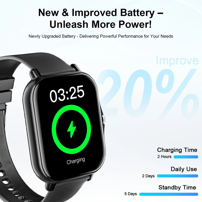 2026 New Smartwatch Bluetooth Call Fitness Tracker Heart Rate Sleep Record Outdoor Sport Watch for  Android/IOS Men Women Gift