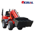 Customized Free Shipping EPA CE 2.5ton 4WD Boom Mini Wheel Loader Compacted Small Telescopic Wheel Diesel Front Loader Price
