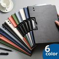 1pc A4 File Folders, Documents Organizer, Clipboard With Cover, Paper Folder For Business & School, Stationery & Office Supplies