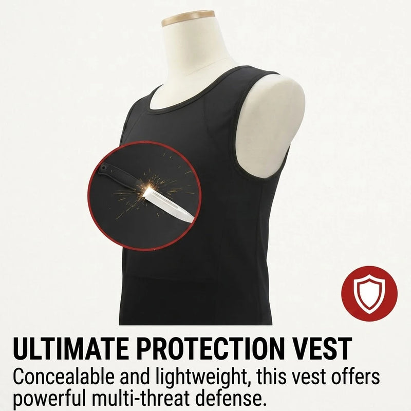 Stab-Proof Vest, Puncture Protection, for Tactical Vests, Security Self-Defense Stab-Proof Vest, Concealed Inner Wear