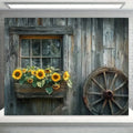 Garden Flower Windows Backdrops Indoor Floral Window Adult Birthday Party Decor Background Photography Studio Supplies Banner