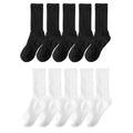 10/20/30Pairs Pure Cotton Men's High Socks Classic Black | SAMAG