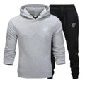 Sik silk Men Sets Fashion Autumn Spring Sporting Suit Sweatshirt Sweatpants Clothing 2 Pieces Slim Tracksuit - View 5 | SAMAG