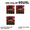 ARC Chip New 95U 952 953 954 955XL Cartridge For HP OfficeJet Pro 7740 8710 8715 8720 8730 8210 Compatible Printer Refill CISS