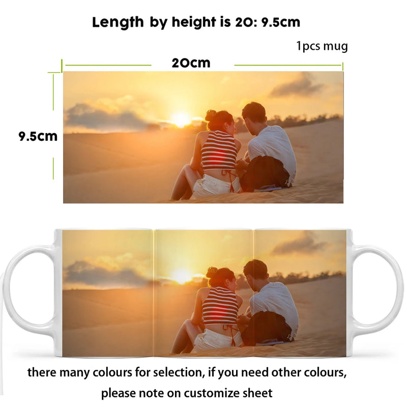 Personalized Your Photo Mug, Custom NAME Logo TEXT Cup,Customize Coffee Mugs, Tea Cups, Mothers day, Wedding Surprised Gift