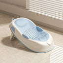 Temperature Sensing Bath Seat Mat Support Structure Mesh Material Baby Bath Net Comfortable Easy to Use Bath Rack Infant Care