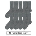 10 Pairs Men's Cotton Socks New Styles Black Business | SAMAG