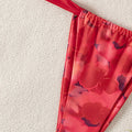 Women's Two Piece Bikini Set 2025, Sexy Triangle Push Up Swimsuit, Floral Print Bathing Suit, Beach Swimwear