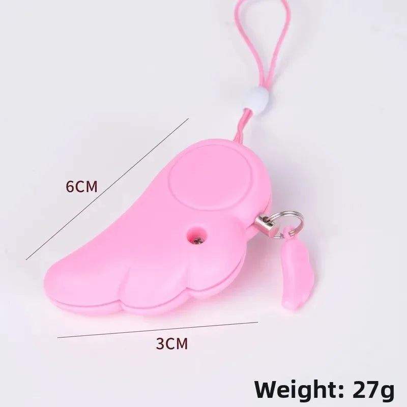 Angel Wing Portable Alarm Anti-Wolf Device for Women Girls Self-Defense Alarm Safety Carrying Bag Keychain Defensa Personal