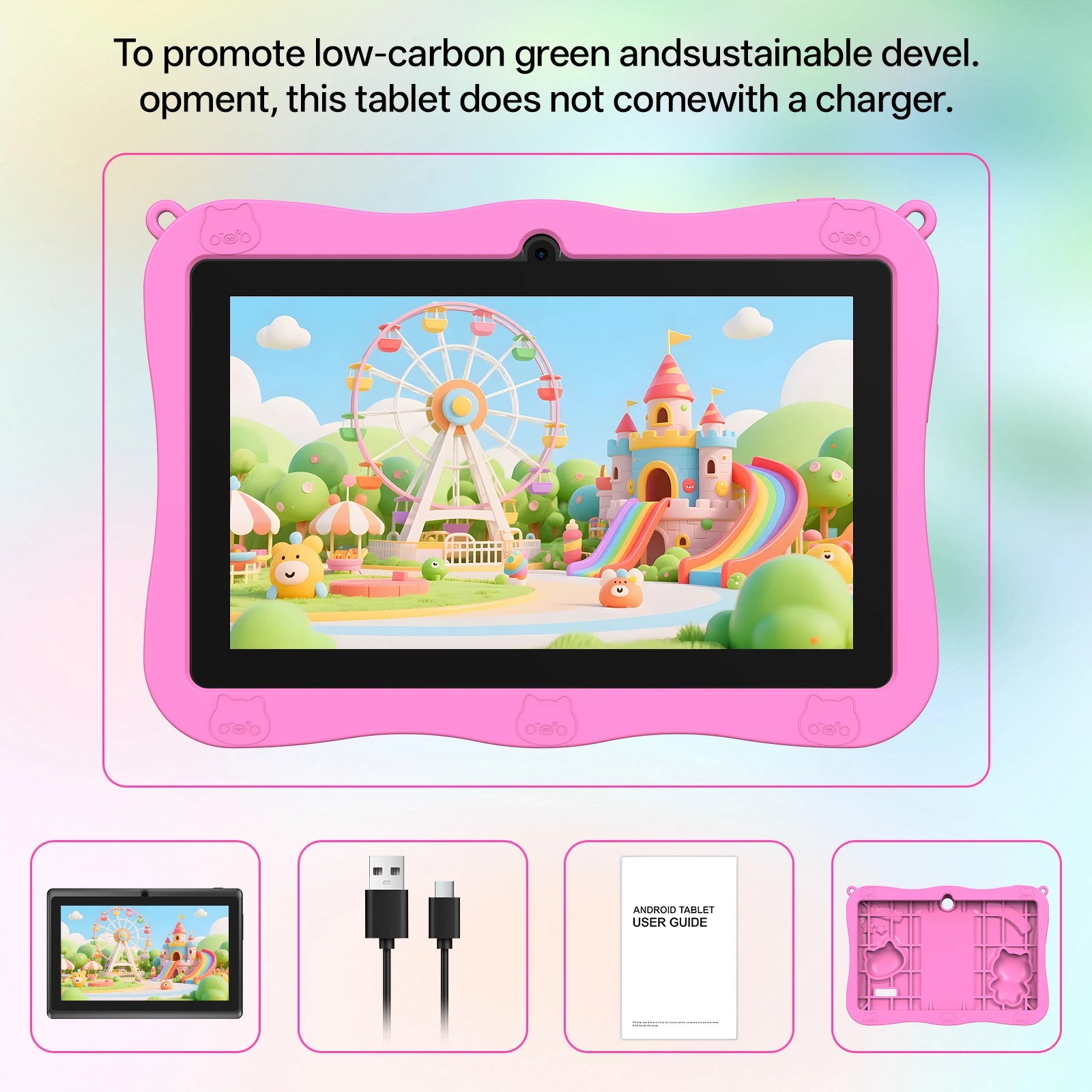 2026 Brand New Upgraded Tablet: Android 13.0 OS, 4GB (2+2) RAM + 32GB ROM + 1TB Expandable Memory, 3,500mAh Battery