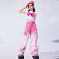 Hip Hop Kids Cool Crop Top Street Dance Love Pants Girls | SAMAG