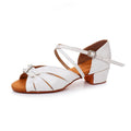 Dance Shoes For Girls And Women, Latin Salon Shoes, Modern Tango Dancing Performance Shoes, Salsa Sandals, 3.5cm Jump