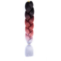 24 Inches DIY Jumbo Braiding Hair Synthetic Hair Extensions Afro Ombre Crochet Braid Hair Wholesale For Women