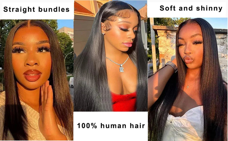 V Beauty Straight Human Hair Bundles Raw Human Hair Extensions Double Drawn 16A Grade Vietnamese Human Hair Virgin Unprocessed
