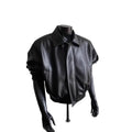 KIDWHXR Autumn Man Leather Jacket Streetwear Turn Down Collar Zipper Male Windproof Long Sleeve Loose Casual Men Outerwear