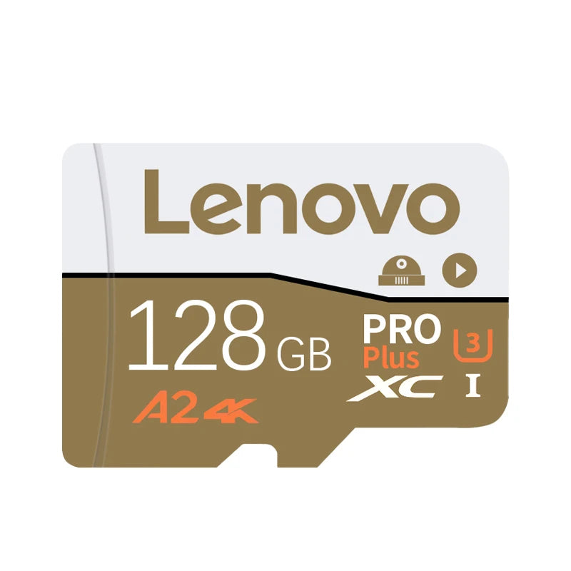 Lenovo Memory Card 128GB 256GB 512GB High Speed Flash Card Reliable Micro SD Card Class10 Storage Card For Camera Phone Dash Cam