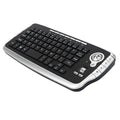 E30 2.4GHz Wireless Keyboard with Trackball Mouse Scroll Wheel Remote Control for Android TV BOX Smart TV PC Notebook Silver