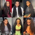 Deep Wave Human Hair Bundles Curly Hair 40Inch Brazilian Weaving Raw Virgin Unprocessed Double Weft Hair Bundles Extensions