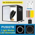 Softbox 3 Color Light Modes Lightbox Dimmable Led Ring Light Box Photo Lighting Studio Shooting Tent Box 6 Color Backdrops