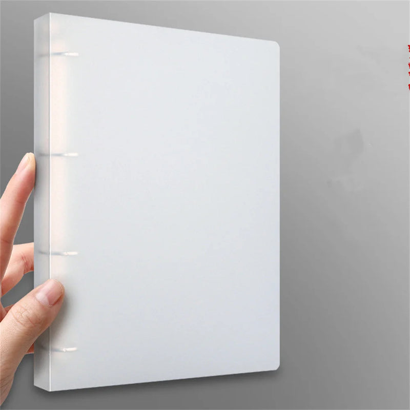 2/4 Hole A4 Binder Folder Pp Folder D-Type Clip Office Storage File Ring Waterproof Test Paper Data Storage Folder Office Supply