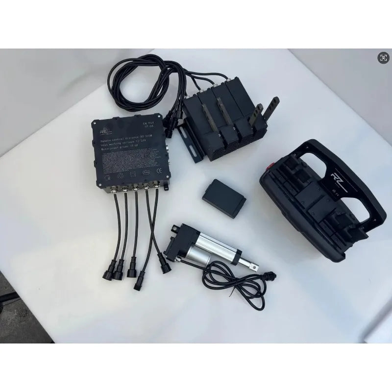 Truck Crane 4-Lever Wireless Remote Control and Clutch Actuator