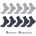 10 Pairs/Lot Men's Bamboo Fiber Socks Compression Autumn | SAMAG