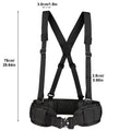 Tactical Battle Combat Air-soft Padded Equipment Molle Waist Belt with Adjustable Suspenders Free Straps